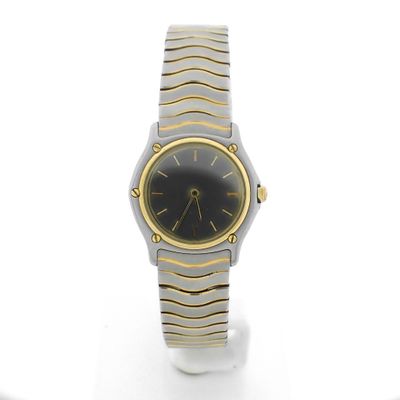 Image 1 of Ebel Classic Wave 'Tropical Dial' 181908; Gold/steel women's watch