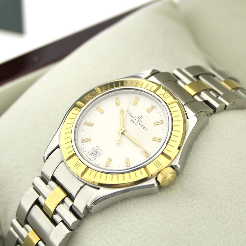 Image 16 of Baume & Mercier Malibu MV045045; Vintage bi-color men's watch