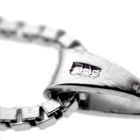 Image 11 of White gold Venetian necklace with pendant | 0.23 ct. diamond | 40 cm