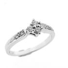 Image 7 of White gold ring with diamonds | 0.24 ct.