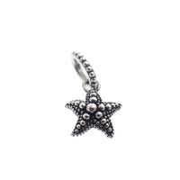 Pandora charm pendant; Silver; Sea star