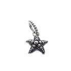 Image 1 of Pandora charm pendant; Silver; Sea star