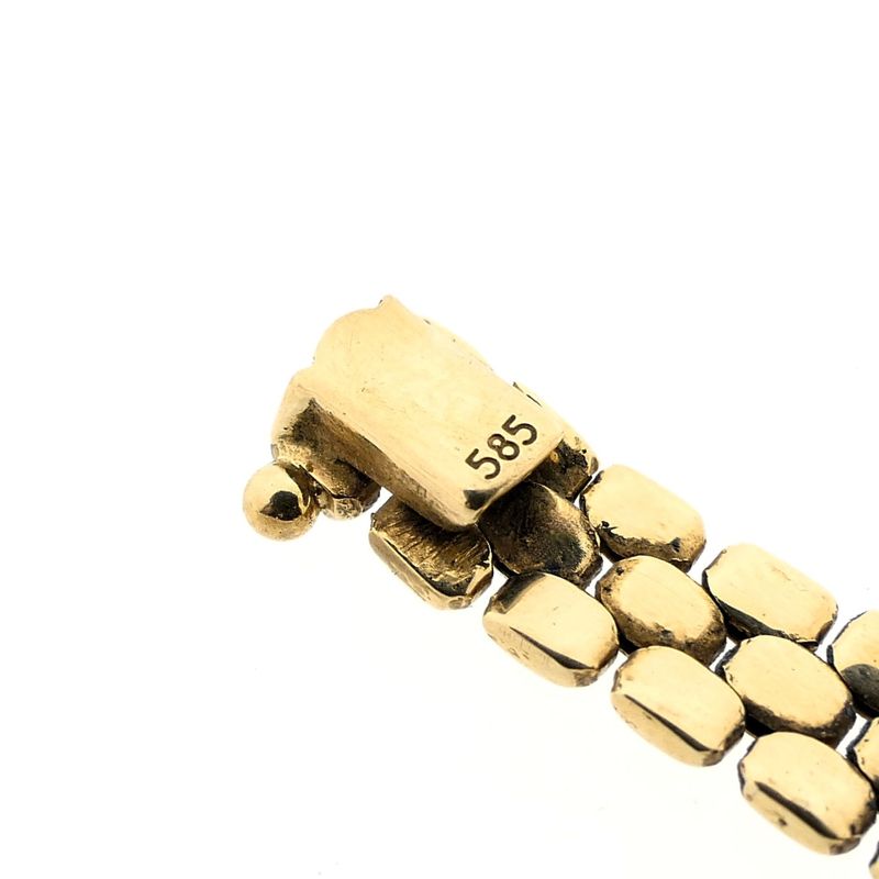 Image 5 of Gold panther link necklace