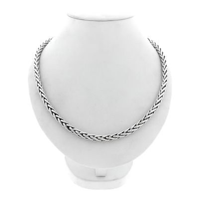 Image 1 of Silver Fox Tail Link Chain