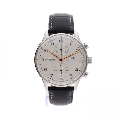 Image 1 of IWC Portuguese Chronograph 'Ivory' IW371445; Automatic Watch