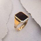 Image 2 of Gold signet ring with carnelian | Men
