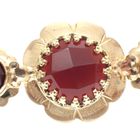 Image 6 of Vintage gold brooch with carnelian