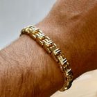 Image 12 of Vintage Gold Fantasy Link Bracelet | 18.5 cm