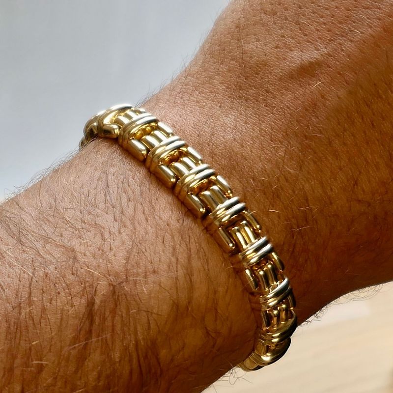 Image 12 of Vintage Gold Fantasy Link Bracelet | 18.5 cm