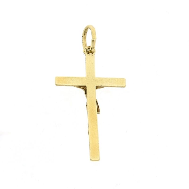 Image 6 of Gold pendant of cross with corpus