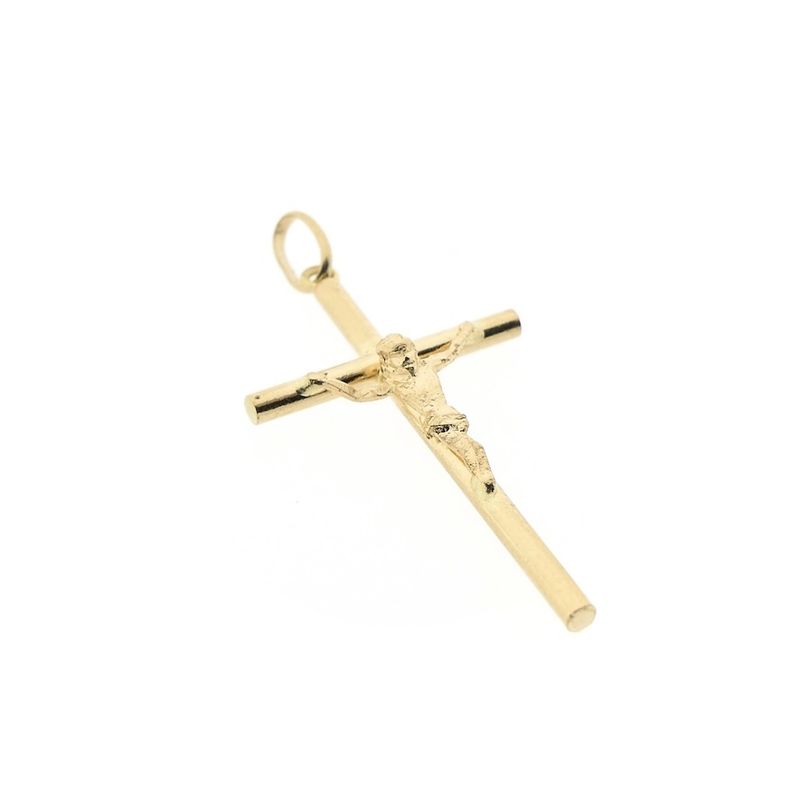 Image 4 of Gold pendant of a cross with corpus