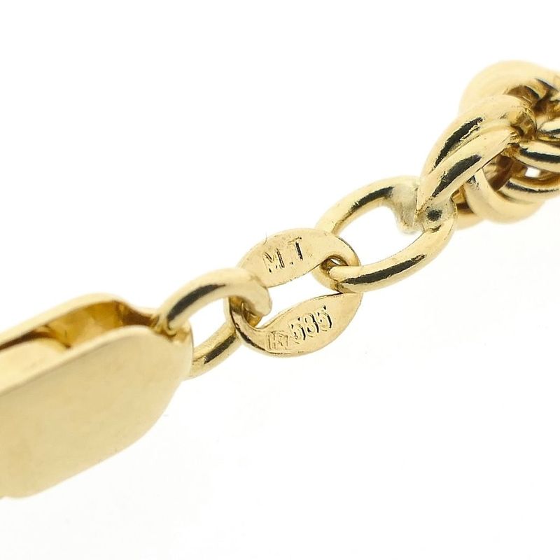 Image 6 of Gold twisted link chain