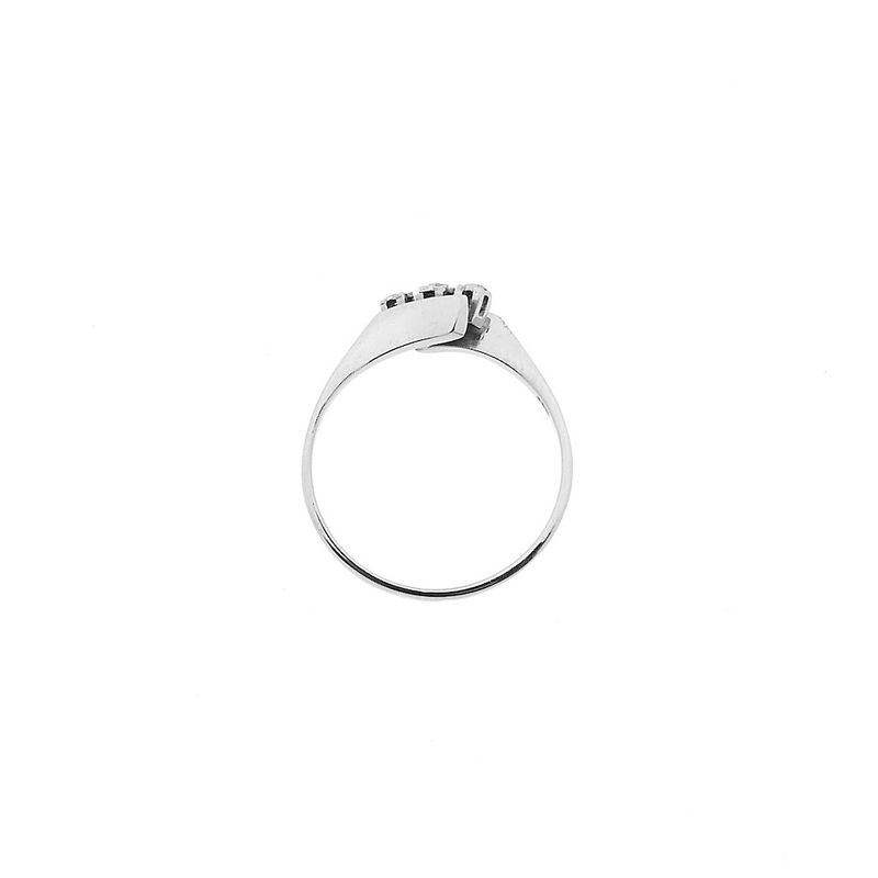 Image 7 of White gold ring with diamond | 0.03 ct.