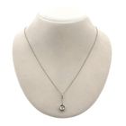 Image 1 of White gold necklace with pendant; Amsterdam rose diamond; 0.50 ct. | 45.5 cm
