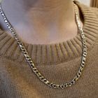 Image 9 of Gold fantasy/gourmet link necklace; Men | 52 cm