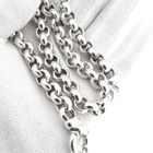 Afbeelding 8 van Zilveren jasseronschakel collier | 45 cm