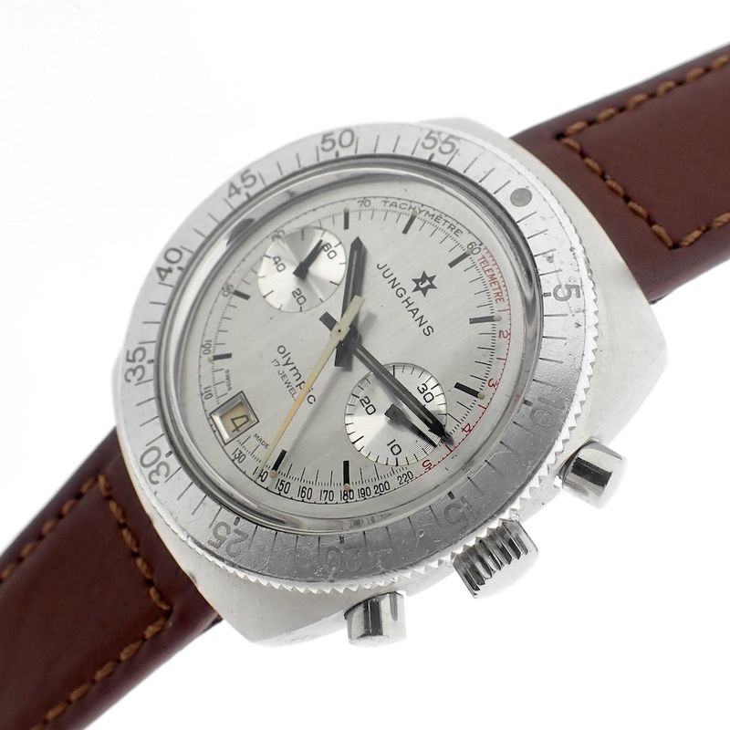Image 14 of Junghans Olympic; Vintage chronograph men's watch