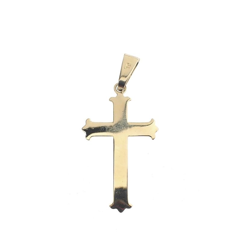 Image 3 of Gold pendant of a cross