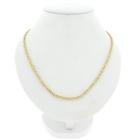 Gold square king chain