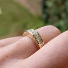 Image 8 of Gold ring with diamond | 0.96 ct.