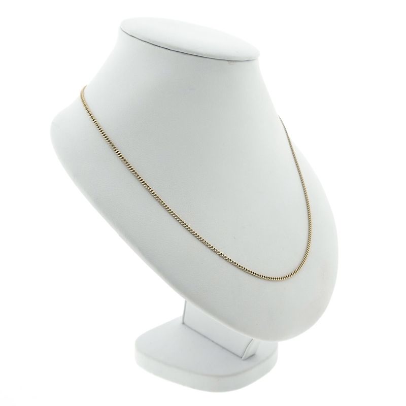 Image 5 of Gold gourmet link chain | 48 cm