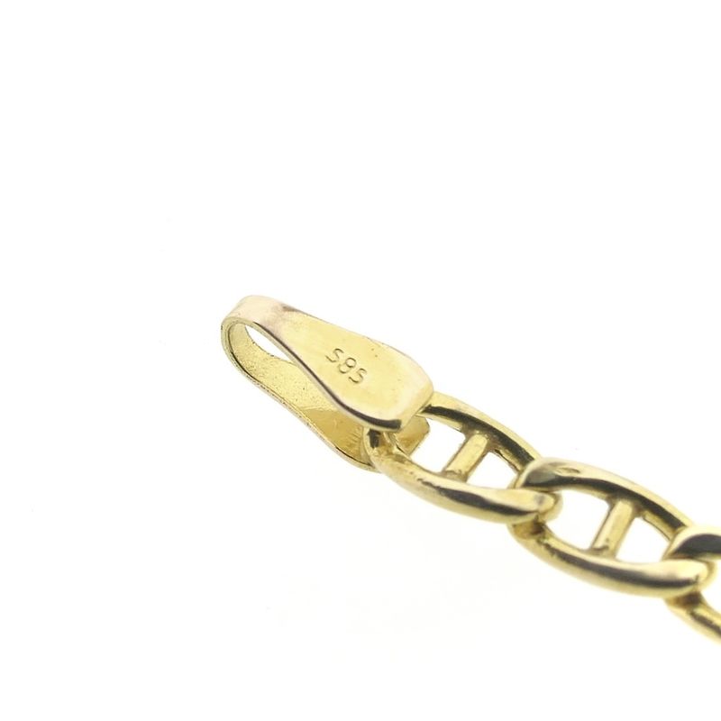 Image 6 of Gold Figaro link bracelet | 18.5 cm