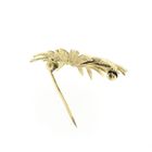 Image 6 of Vintage gold brooch with zirconia.
