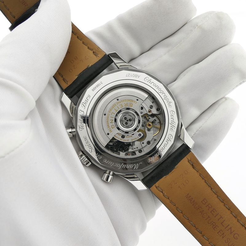 Image 9 of Breitling Navitimer B01 AB0127; Chronograph men's watch