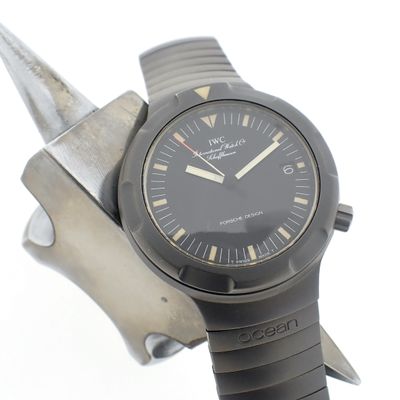Image 1 of IWC Porsche Design Ocean 2000 'Kampfschwimmer'; Titanium diving watch