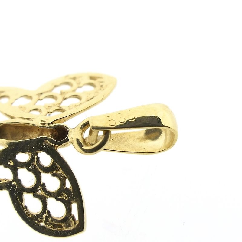 Image 8 of Gold pendant of a butterfly