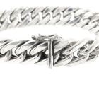 Image 3 of Solid Silver Gourmet Link Bracelet
