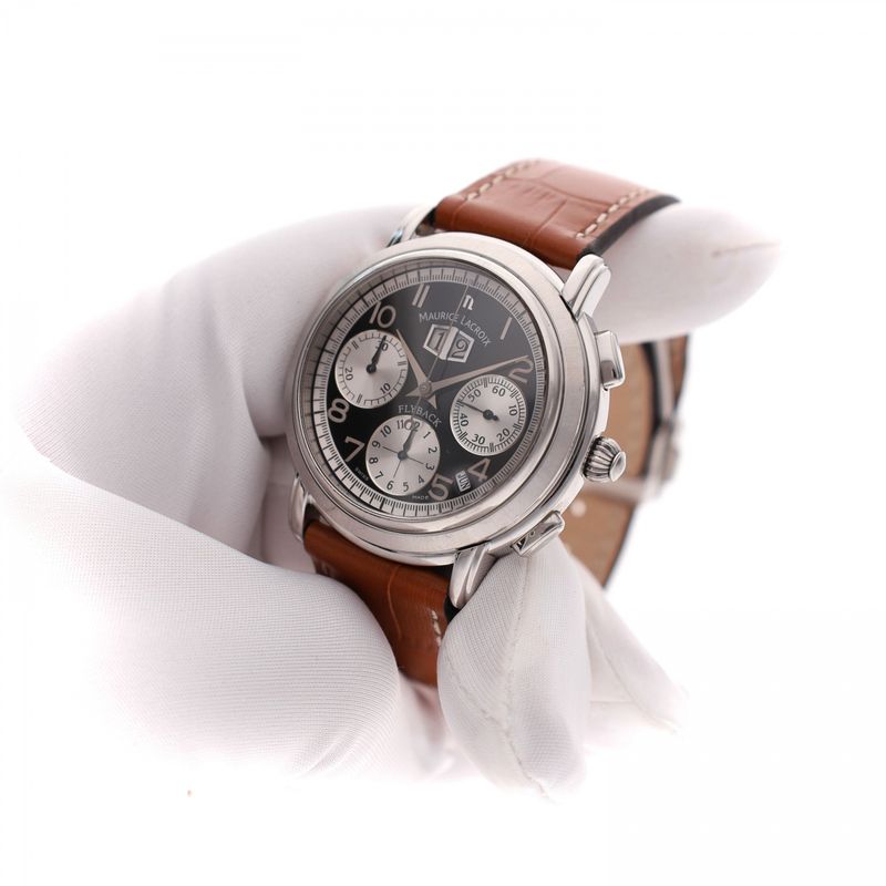Afbeelding 5 van Maurice Lacroix Masterpiece 'Flyback Annuaire' MP6098; Automatisch Heren Horloge