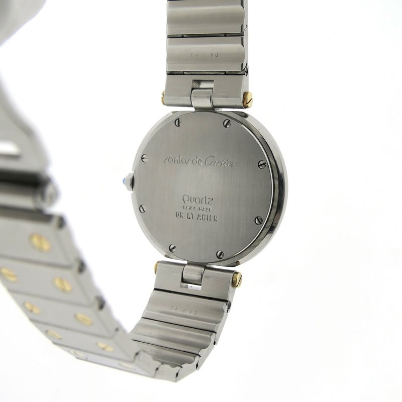 Image 14 of Cartier Santos Ronde 32mm 8191; 18k. Gold/steel watch