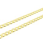 Image 6 of Gold flat gourmet link chain | 60.5 cm