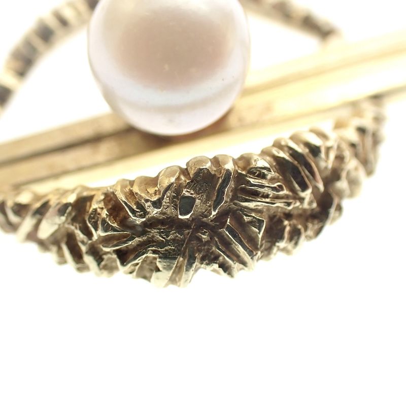 Image 4 of Golden fantasy pendant with pearl