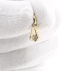 Image 10 of Gold minimalist pendant with zirconia