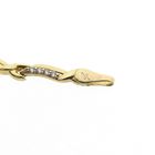 Image 8 of Gold link bracelet with zirconia | 17.5 cm