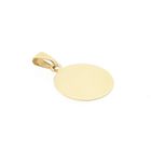 Image 3 of Gold Pendant; Round Engraving Plate