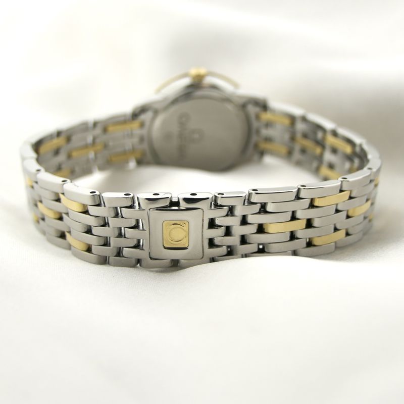 Image 13 of Omega De Ville Prestige; 18k gold/steel women's watch