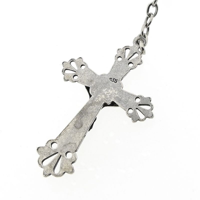 Image 6 of Silver rosary | 65 cm