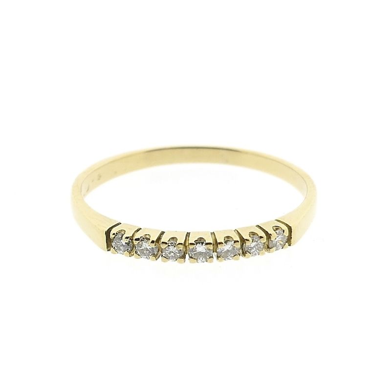 Image 3 of Gold ring with diamond | 0.14 ct.