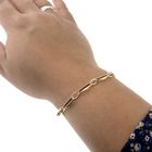 Image 2 of Gold closed for ever bracelet | 19 cm