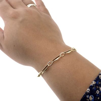 Image 2 of Gold closed for ever bracelet | 19 cm