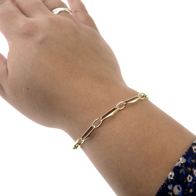Image 2 of Gold closed for ever bracelet | 19 cm