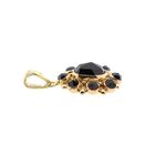Image 10 of Vintage Gold Pendant with Garnet; 14 Karat