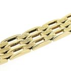 Image 5 of Gold fantasy/tank link bracelet | 17.5 cm