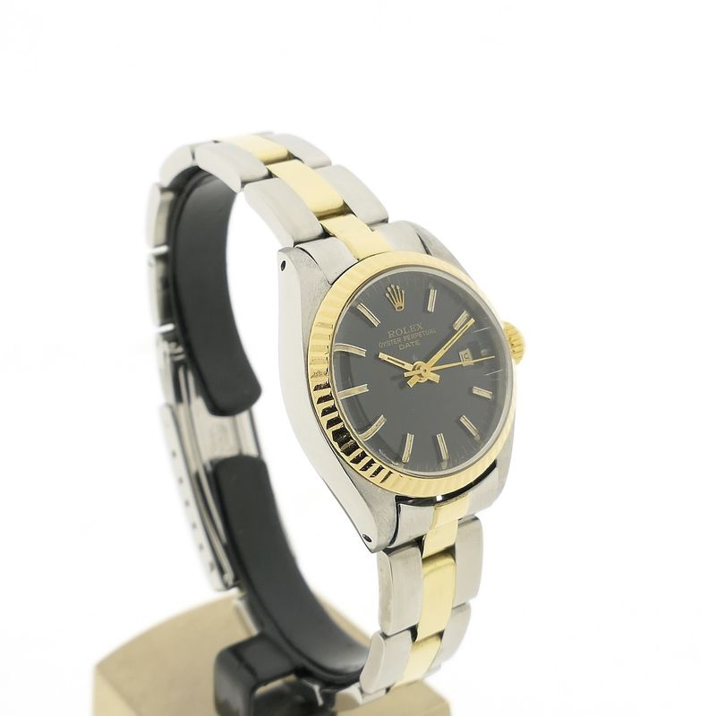 Image 3 of Rolex Datejust 26mm 6917; 18k gold/steel women's watch