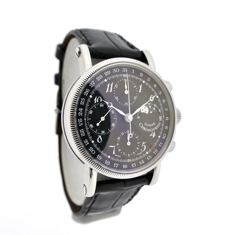 Image 3 of Chronoswiss Lunar Chronograph CH7523; Automatic men's watch with moon phase