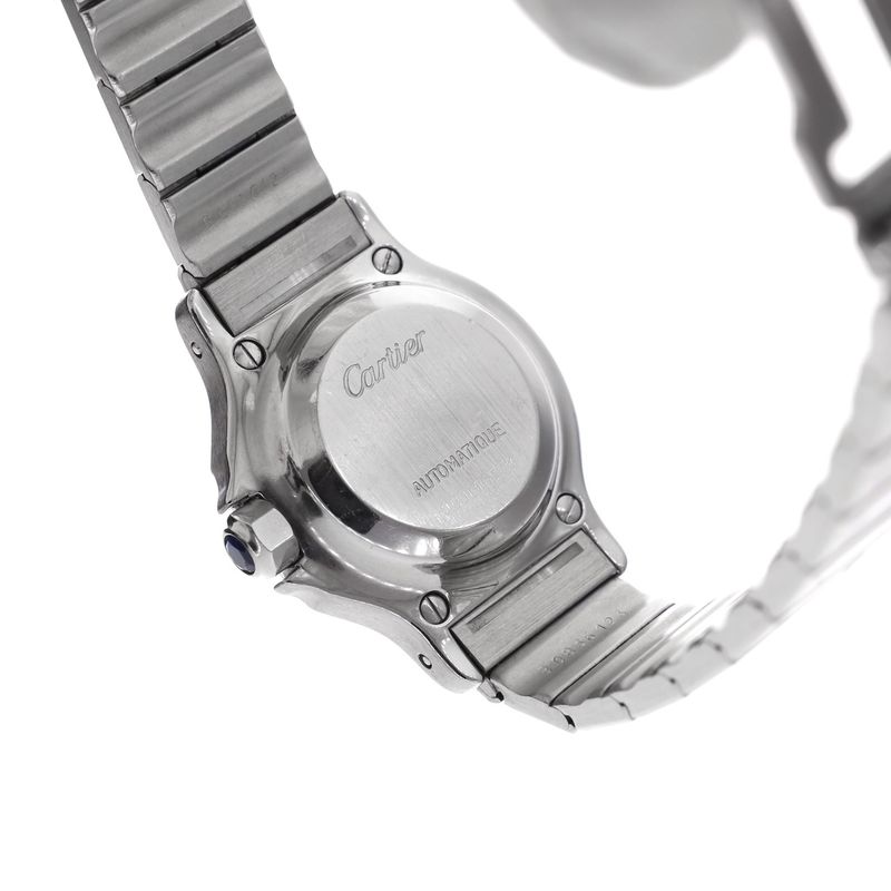 Image 13 of Cartier Santos Octagon Automatic 0906; Vintage ladies watch