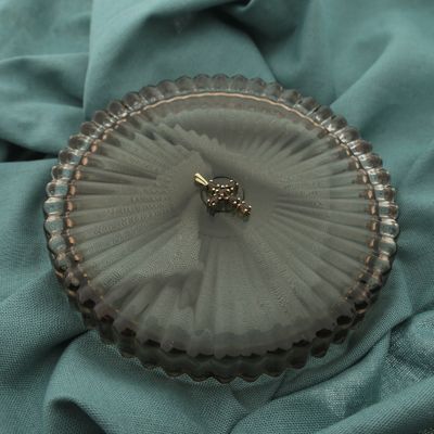 Image 2 of Gold cross pendant with garnet stones